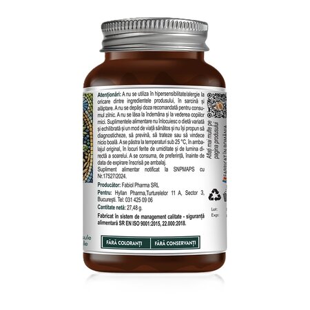 Luteina si Zeaxantina, 60 capsule vegetale, Hyllan Pharma 663602