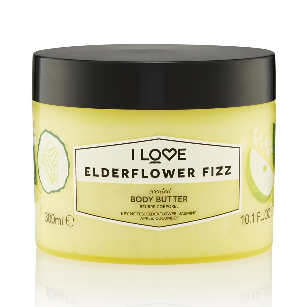 Unt de corp Elderflower Fizz Signature, 330 ml, I Love