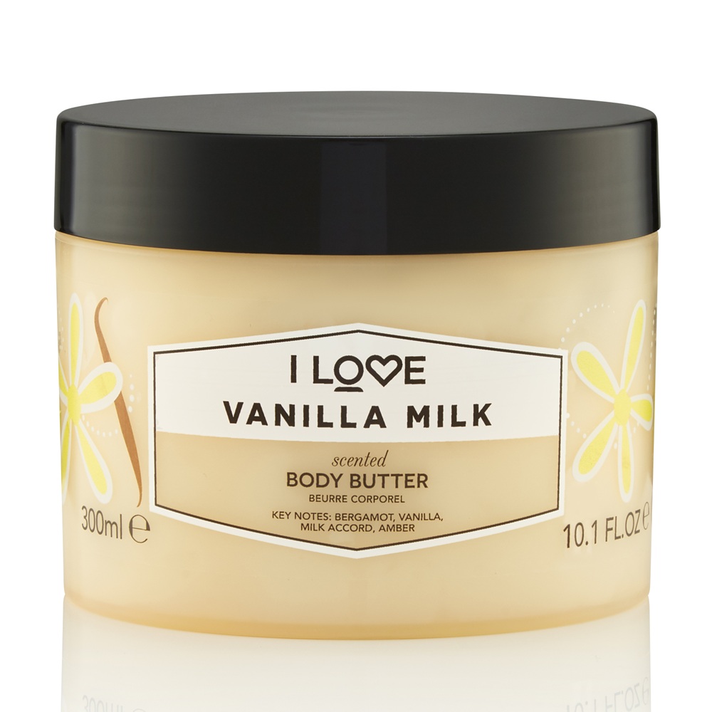 Unt de corp Vanilla Milk Signature, 330 ml, I Love