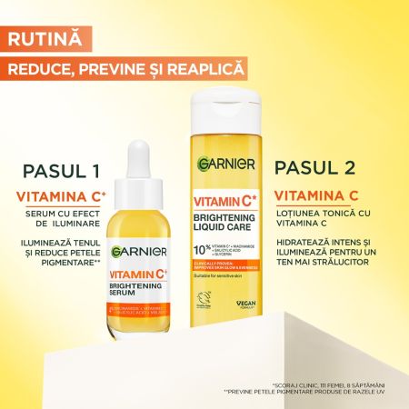 Lotiune tonica cu vitamina C, 120 ml, Garnier 663762