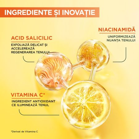 Lotiune tonica cu vitamina C, 120 ml, Garnier 663759