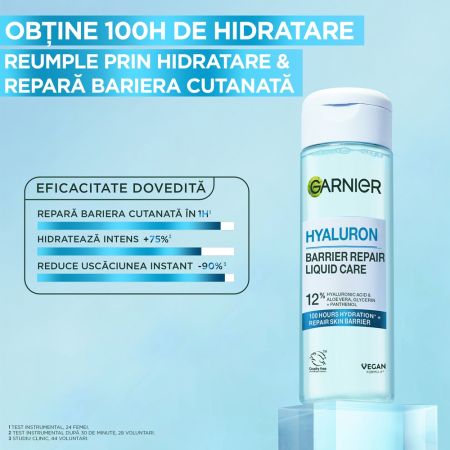 Lotiune tonica cu acid hialuronic, 120 ml, Garnier 663769