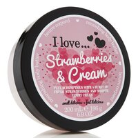 Unt de corp Strawberry Cream Original, 200 ml, I Love