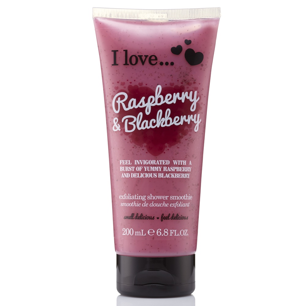 Exfoliant de corp Raspberry Blackberry Original, 200 ml, I Love