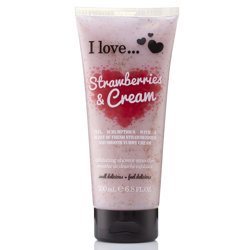 Exfoliant de corp Strawberry Cream Original, 200 ml, I Love