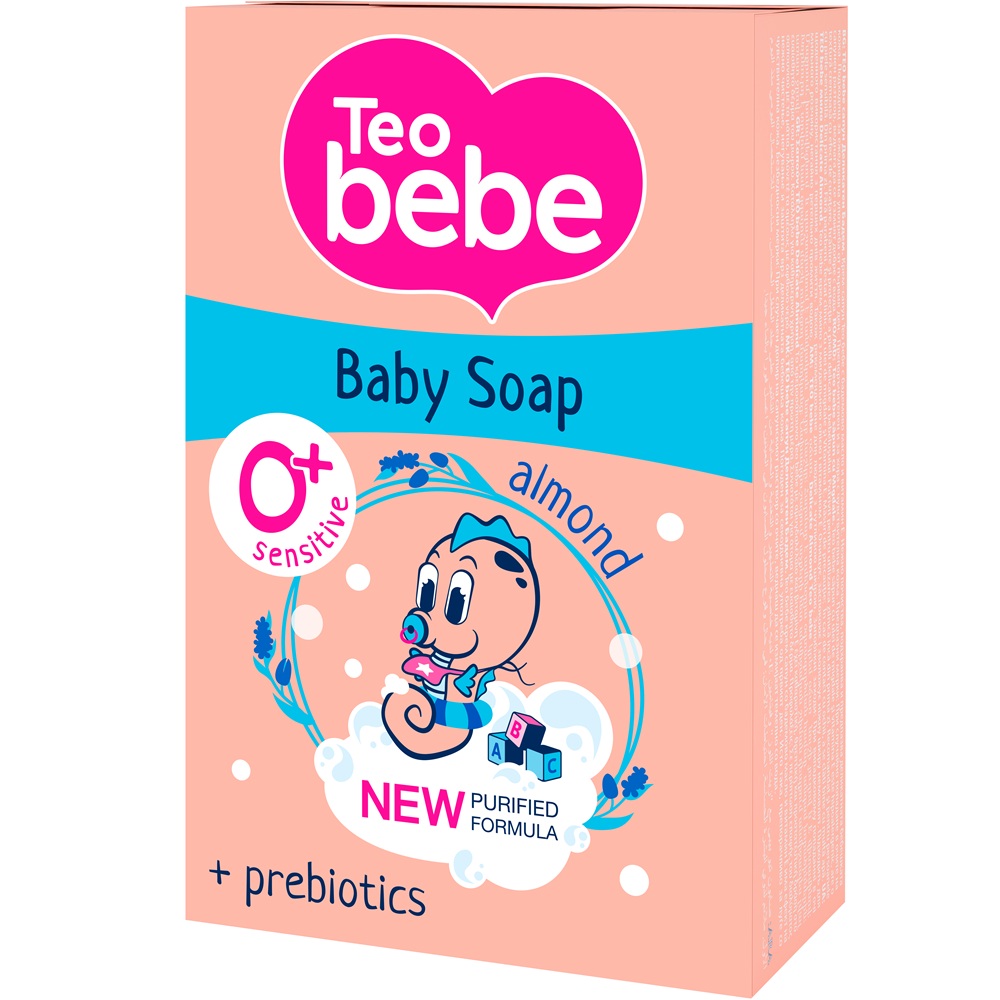 Sapun pentru bebelusi Almond Oil, 75 g, Teo Bebe