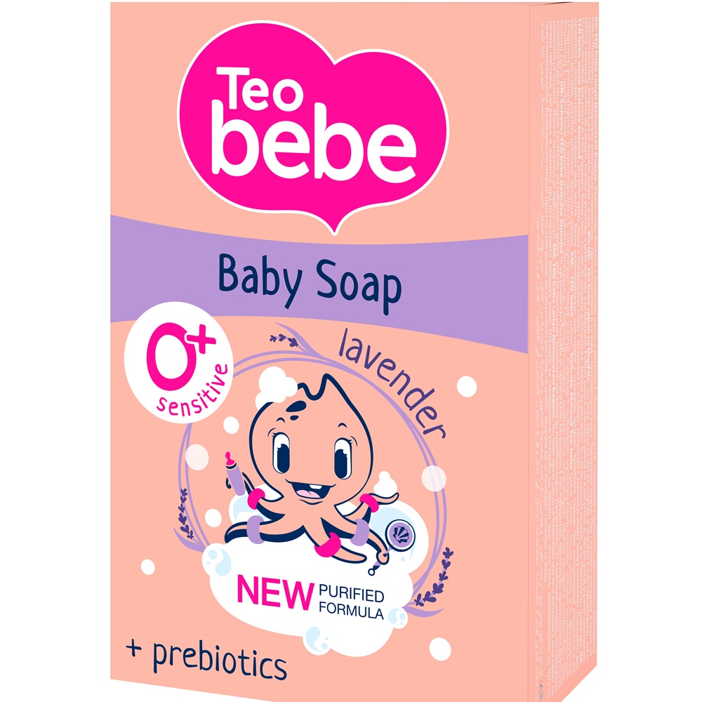 Sapun pentru bebelusi Lavanda, 75 g, Teo Bebe