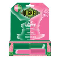 Set Balsam de buze transparent cu sclipici roz Glimmer 3 g + Balsam de buze care isi schimba culoarea Enchanting 3 g Wicked, Dr.PawPaw