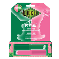 Set Balsam de buze transparent cu sclipici roz Glimmer 3 g + Balsam de buze care isi schimba culoarea Enchanting 3 g Wicked, Dr.PawPaw