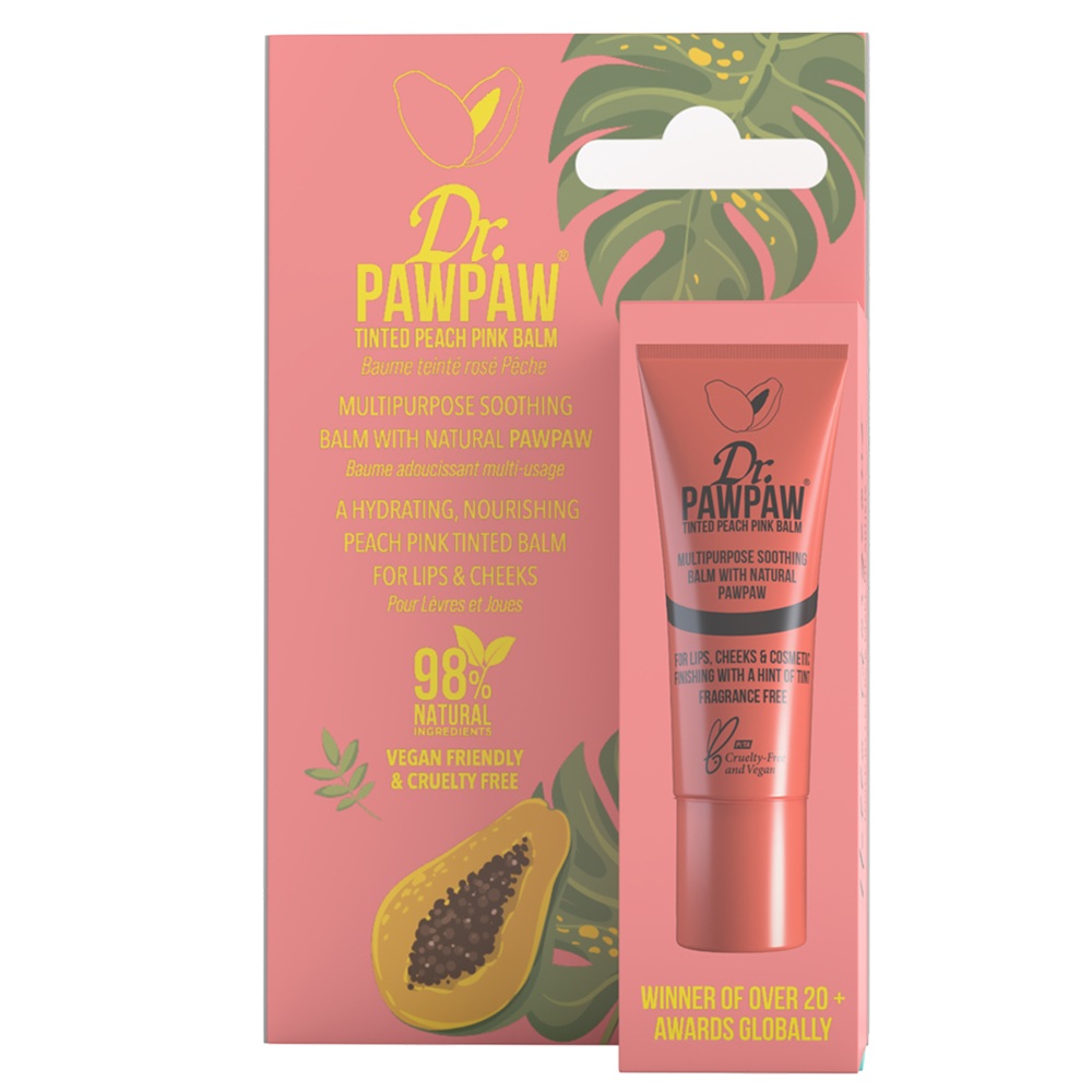 Balsam multifunctional Pink Peach, 10 ml, Dr.PawPaw