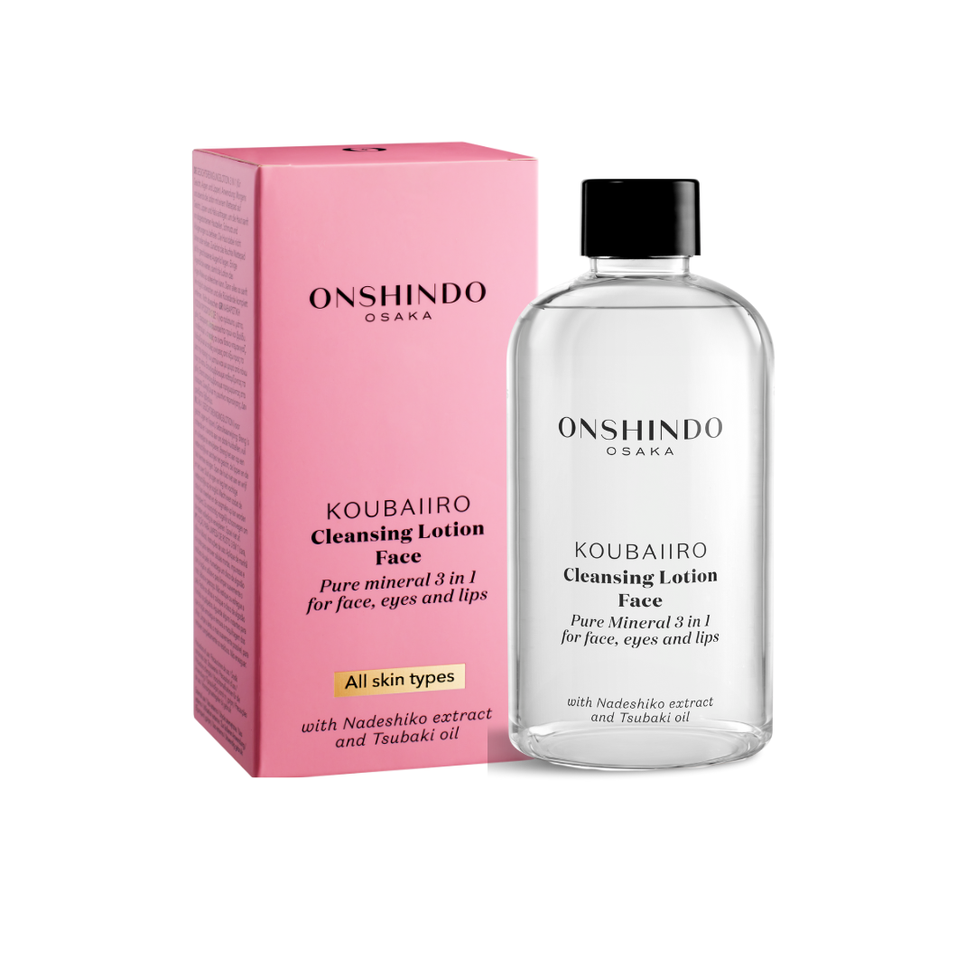 Lotiune demachianta cu extract de Nadeshiko și ulei de Tsubaki, 250 ml, Onshindo Osaka