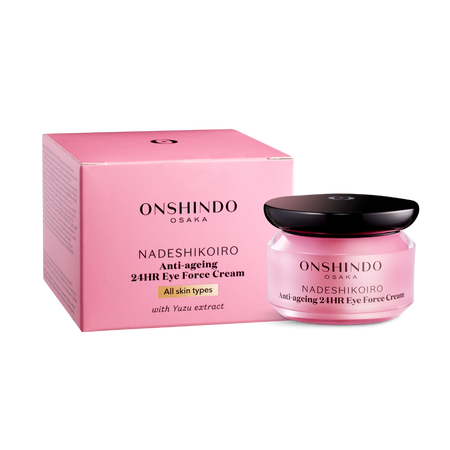 Crema antirid 24H pentru conturul ochilor, cu extract de Yuzu, 20 ml, Onshindo Osaka