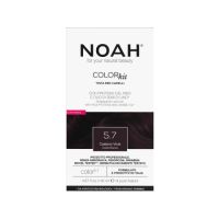 Vopsea de par naturala fara amoniac 5.7 Saten violet Color kit, 140 ml, Noah