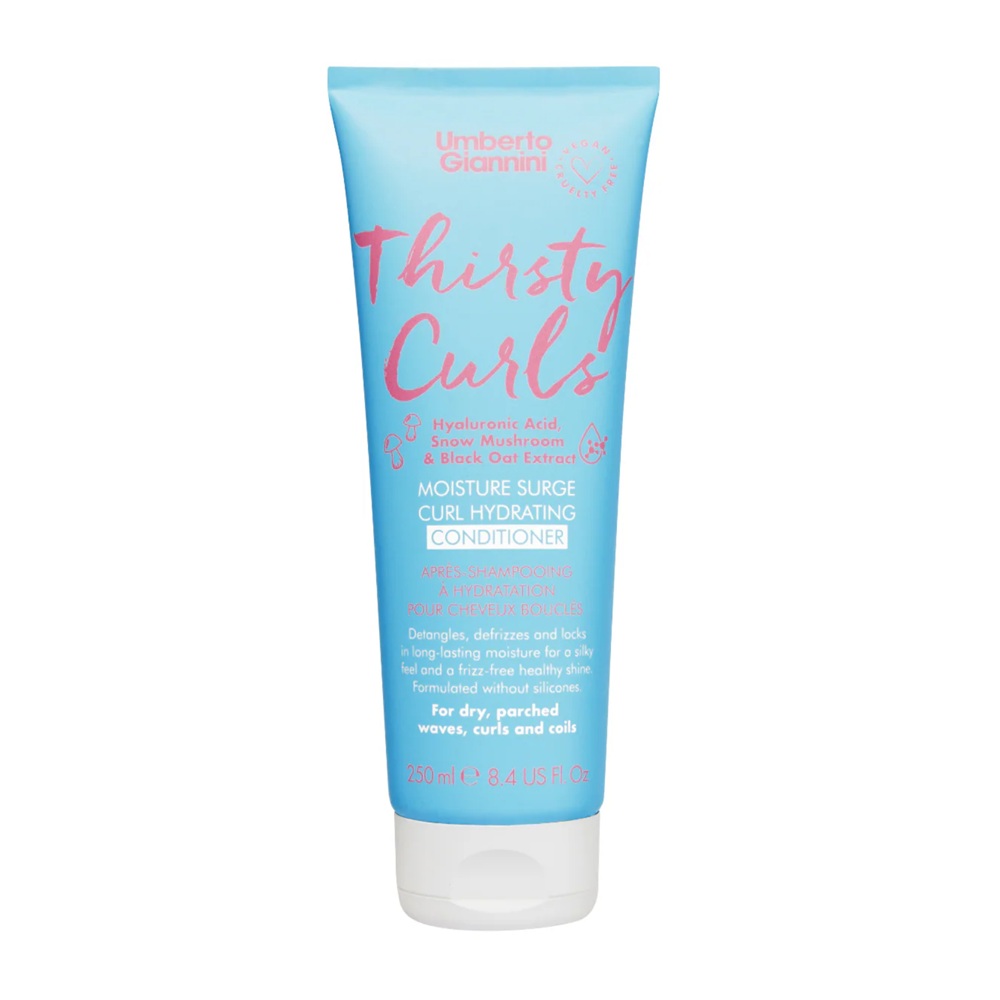 Balsam hidratant pentru parul cret si uscat Thirsty Curls, 250 ml, Umberto Giannini