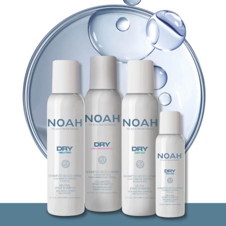 Sampon uscat fara apa cu amidon de tapioca si cocos Neutral Dry, 200 ml, Noah 668724