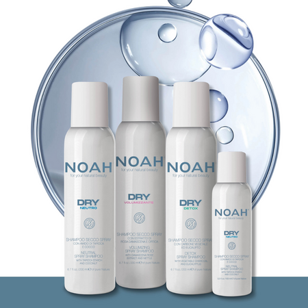 Sampon uscat volumizant fara apa cu extract de trandafir de Damasc si urzica Volumizzante Dry, 200 ml, Noah 668727