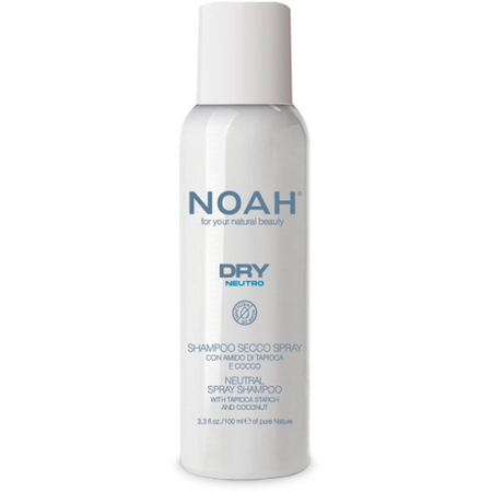 Sampon uscat fara apa cu amidon de tapioca si cocos Neutral Dry, 100 ml, Noah