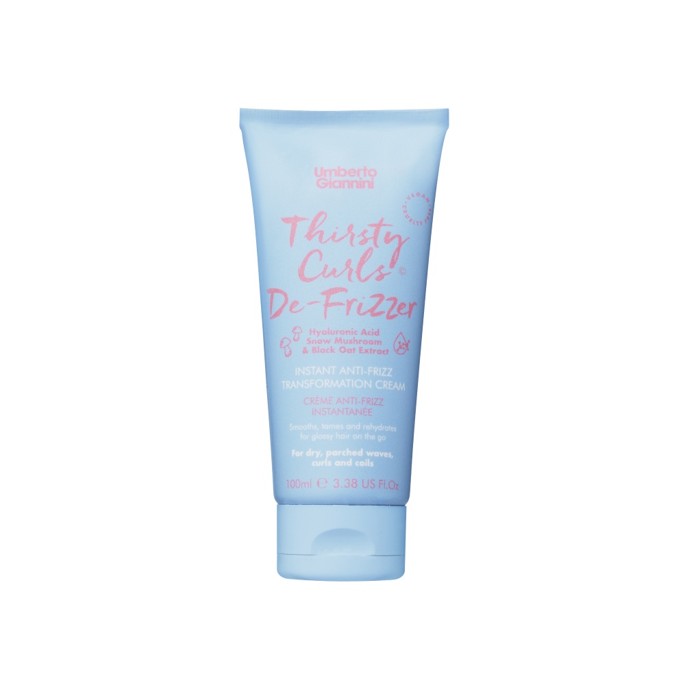 Crema leave-in pentru netezirea buclelor De-Frizzer Thirsty Curls, 100 ml, Umberto Giannini