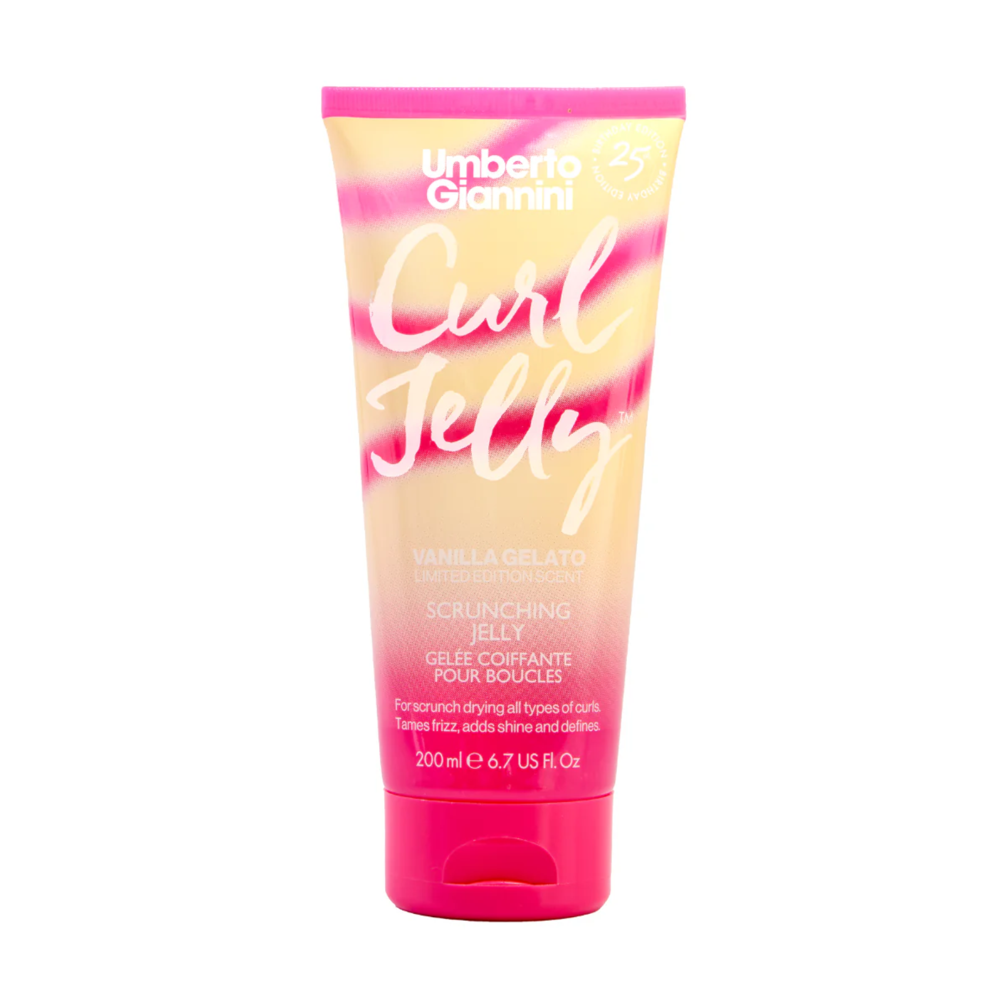 Gel pentru definirea buclelor Vanilla Gelato Curl Jelly Scrunching, 200 ml, Umberto Giannini