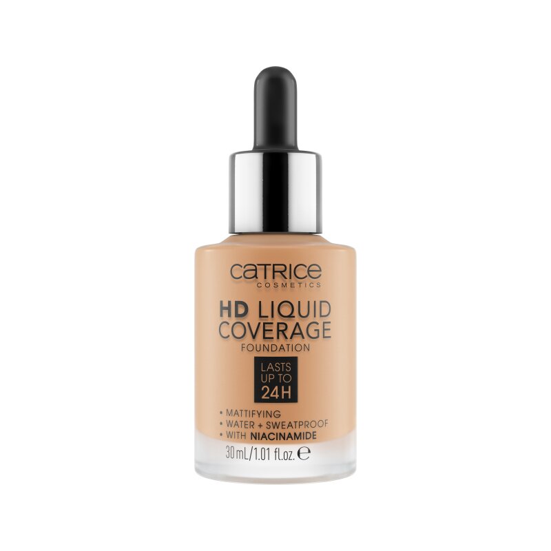 Fond de ten, 046 Camel Beige, HD Liquid Coverage Foundation, 30 ml, Catrice