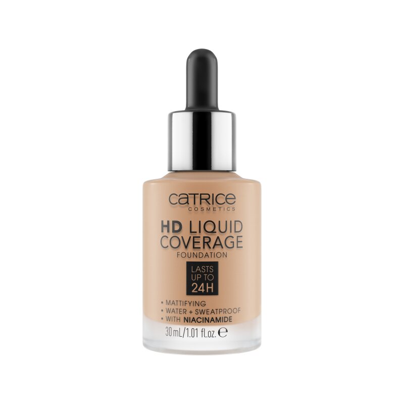 Fond de ten, 050 Rosy Ash, HD Liquid Coverage Foundation, ml, Catrice