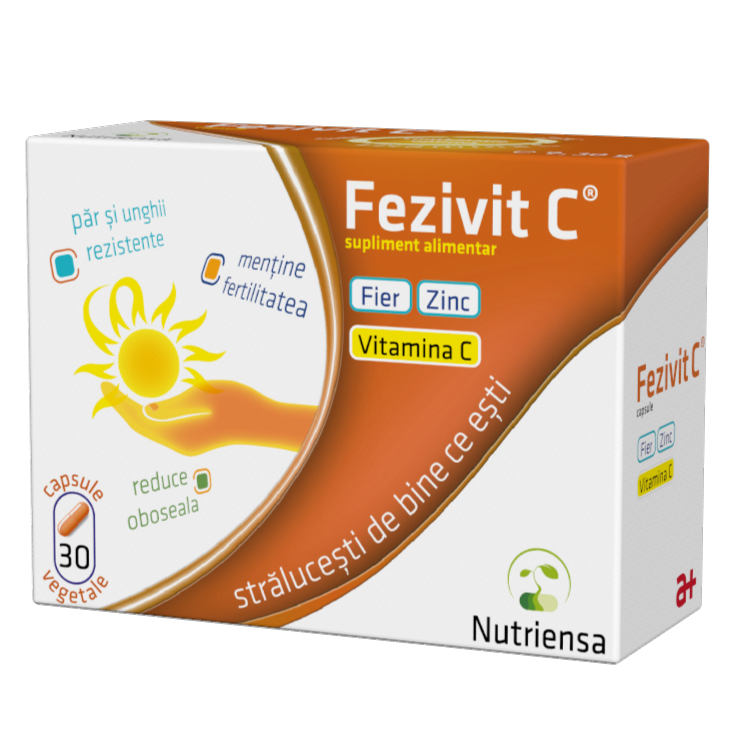 Fezivit C, 30 capsule vegetale, Antibiotice SA