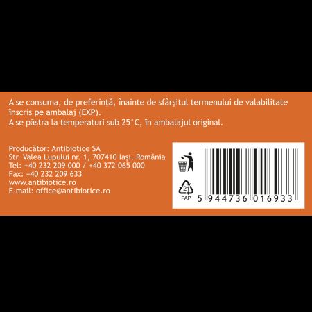 Fezivit C, 30 capsule vegetale, Antibiotice SA 706127