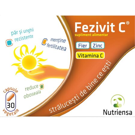 Fezivit C, 30 capsule vegetale, Antibiotice SA 714413