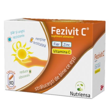 Fezivit C, 30 capsule vegetale, Antibiotice SA