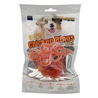 Snack pentru caini cu aroma de pui Chicken Rings Soft, 80 g, Magnum