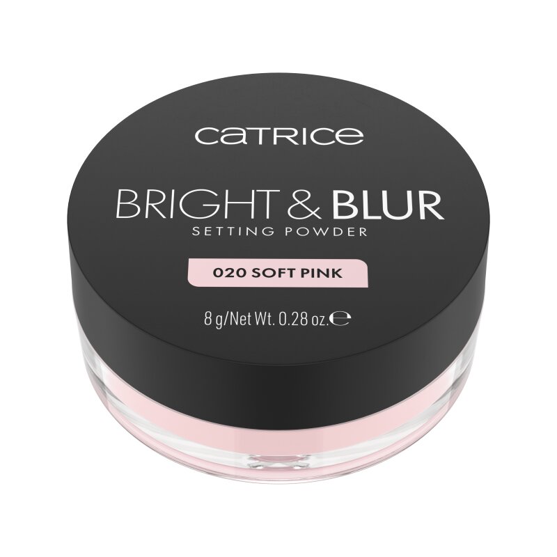 Pudra pentru setare, 020 Soft Pink, Bright & Blur Setting Powder, 9 g, Catrice