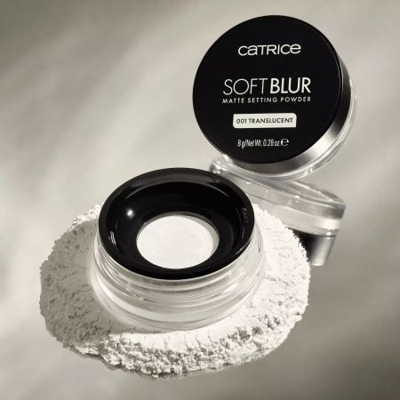 Pudra pentru fixare mata, 001 Translucent, Soft Blur Matte Setting Powder, 8 g, Catrice 664313