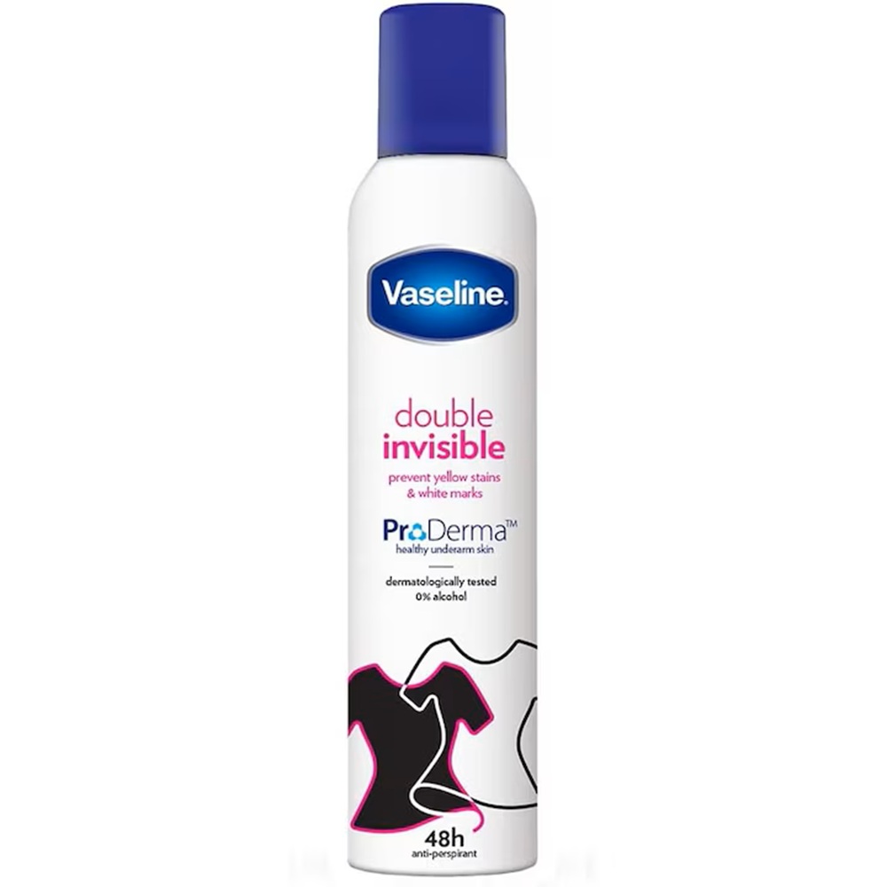 Deodorant spray pentru femei Pro Derma Double Invisible, 250 ml, Vaseline