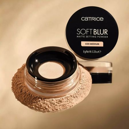 Pudra pentru fixare mata, 030 Medium, Soft Blur Matte Setting Powder, 8 g, Catrice 664325