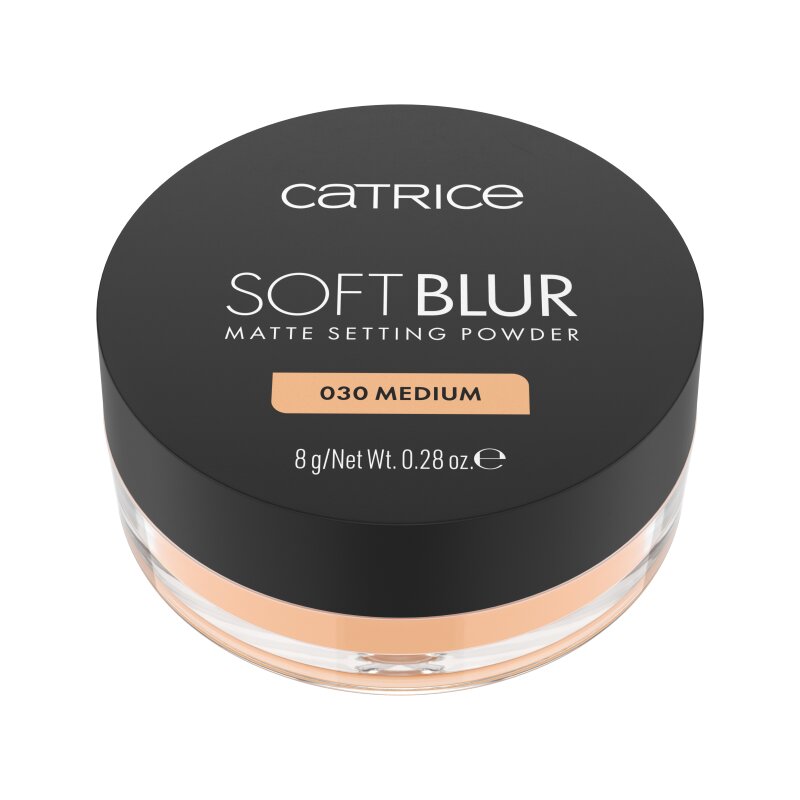 Pudra pentru fixare mata, 030 Medium, Soft Blur Matte Setting Powder, 8 g, Catrice
