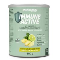 Pulbere cu aroma de lamaie si ghimbir Immun Active, 300 g, Energybody