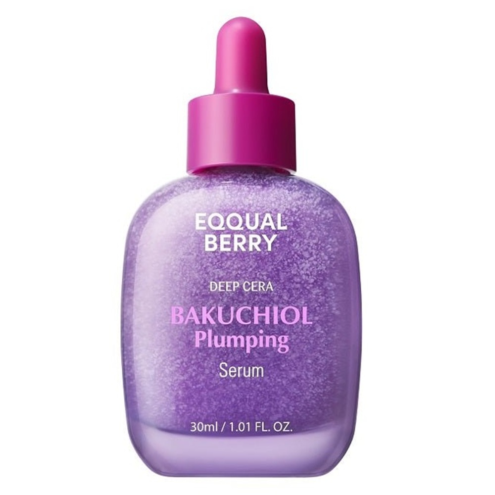 Ser pentru fermitate si hidratare Bakuchiol Plumping, 30 ml, Eqqualberry