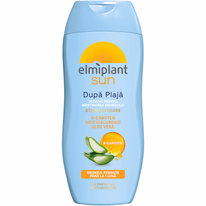 Lotiune dupa plaja pentru mentinerea bronzului, 200 ml, Elmiplant Sun