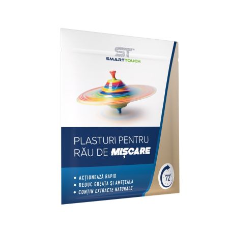 Plasturi pentru rau de miscare, 14 plasturi, Smart Touch 664553