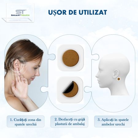 Plasturi pentru rau de miscare, 14 plasturi, Smart Touch 664551