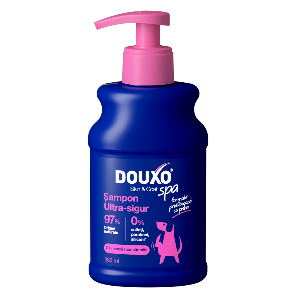 Sampon anti-mancarimi pentru caini Douxo Spa, 250 ml, Ceva Sante