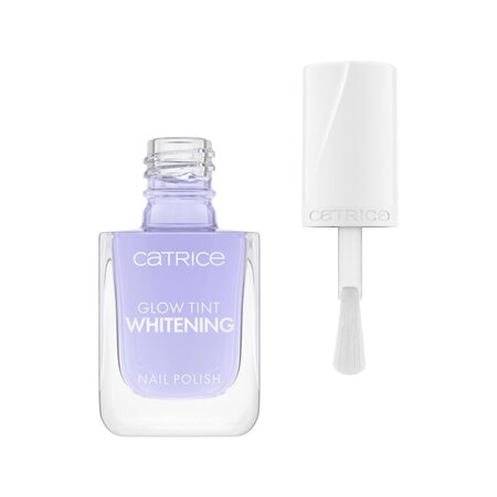 Lac pentru unghii, 020 Bye Bye Yellow, Glow Tint Whitening, 10.5 ml, Catrice 664628