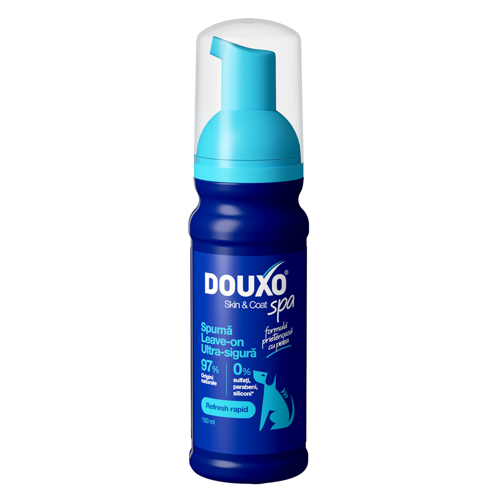 Spuma de curatare pentru caini Leave-on Douxo Spa, 150 ml, Ceva Sante