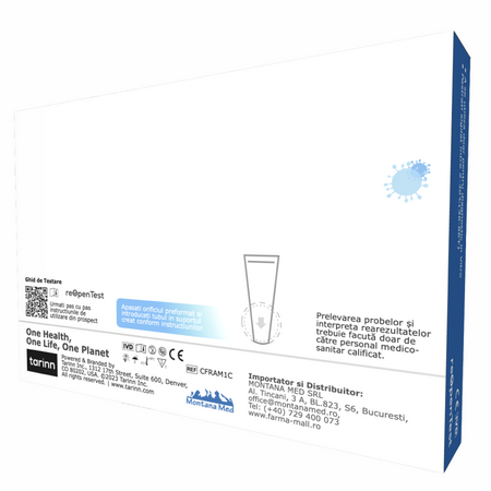 Test rapid pentru Sars-Cov 2 Ag si Influenza A&B/RSV/ADENO/MP 6 in 1 Combo Reopen, 1 bucata, Montana Med 664677