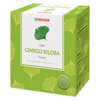 Ceai Ginkgo Biloba frunze, 75 g, Parapharm