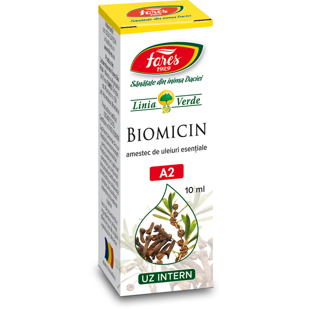 Biomicin solutie, A2, 10 ml, Fares