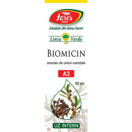 Solutie Biomicin A2, 10 ml, Fares 702451