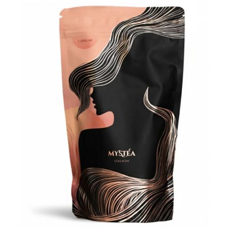 Pudra cu colagen peptan cu gust de capsuni, 330 g, Mystea