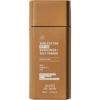Autobronzant gradual cu protectie solara SPF 50 Daily Self‑Tanner, 50 ml, Allies Of Skin