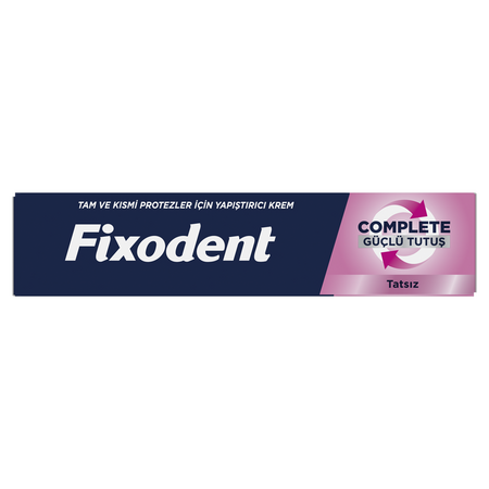 Crema adeziva pentru proteza dentara Complete Strong Hold Neutral, 47 g, Fixodent 665033